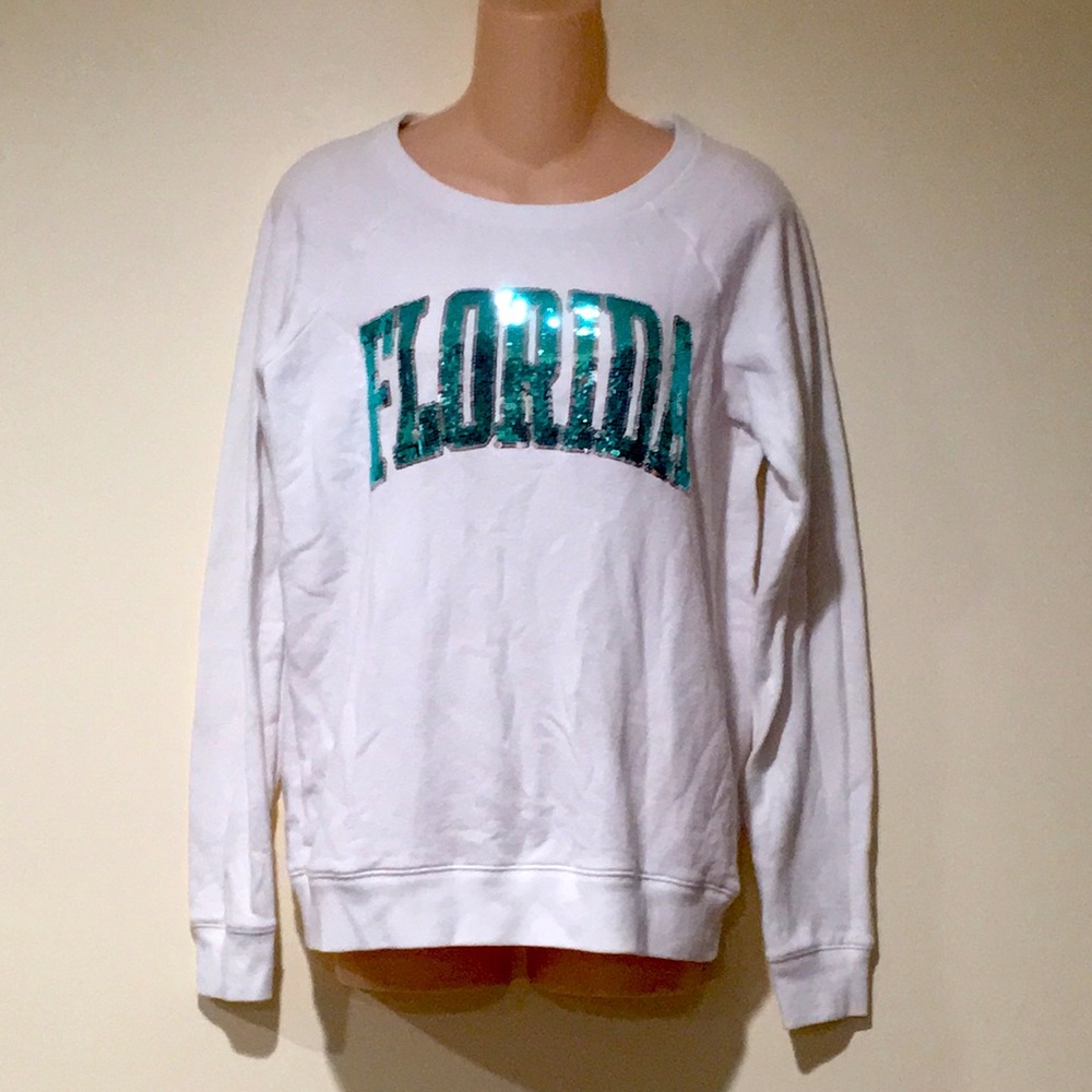 PINK Florida sweatshirt by Victorias Secret XS